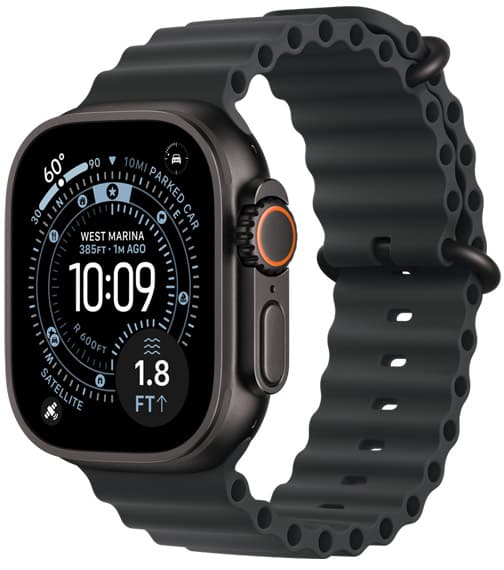 Apple Watch Ultra 3 in Black Titanium